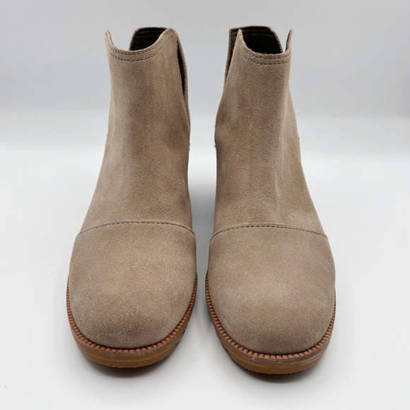 Sorel Cate Cut Out Ankle Bootie 7.5 Ash Brown Women's - Picture 3 of 10